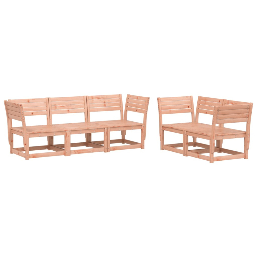 Salon de jardin 5 pcs bois massif de douglas