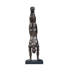 Déco sculpture gymnaste résine 37x08x12cm