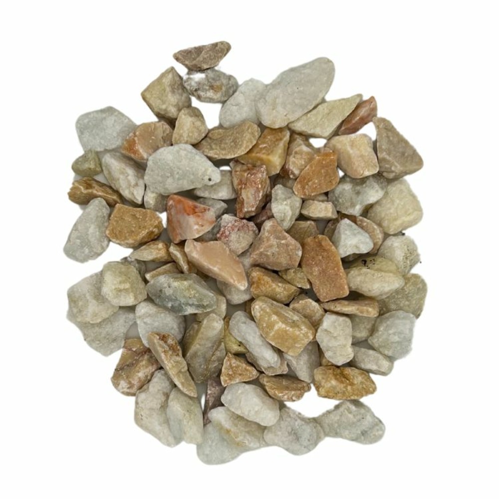 Pack +/- 1t (2 x 500kg) gravier de marbre rose d'espagne ø 8/16 mm - livraison standard