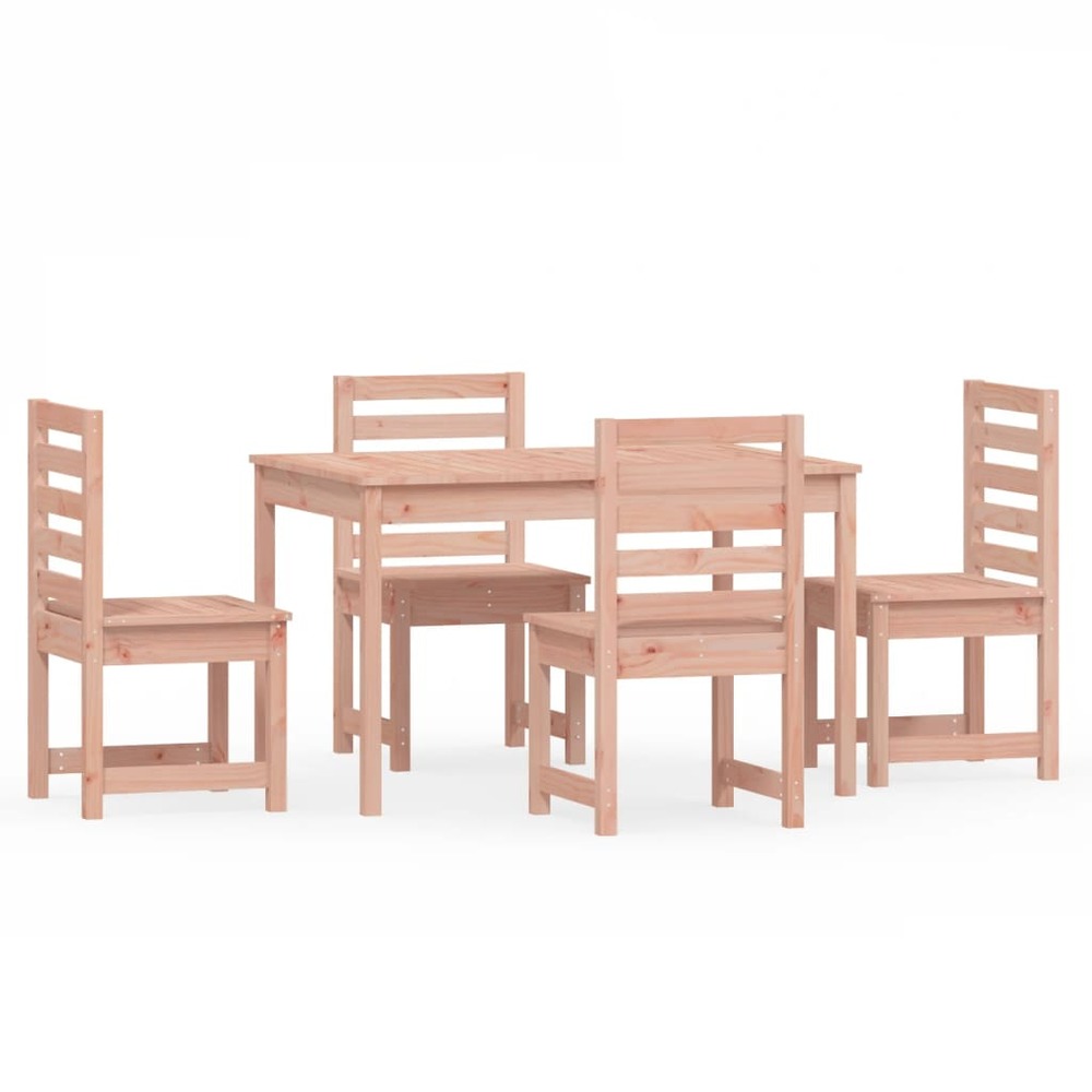 Ensemble à manger de jardin 5 pcs bois massif douglas