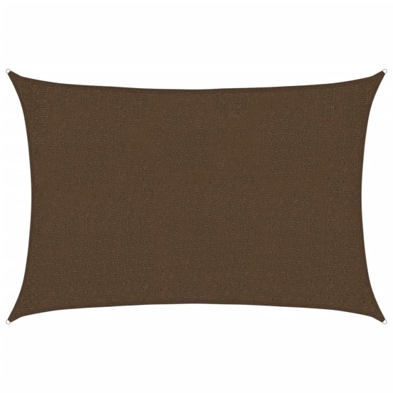 Voile d'ombrage 160 g/m² marron 2x3 m pehd