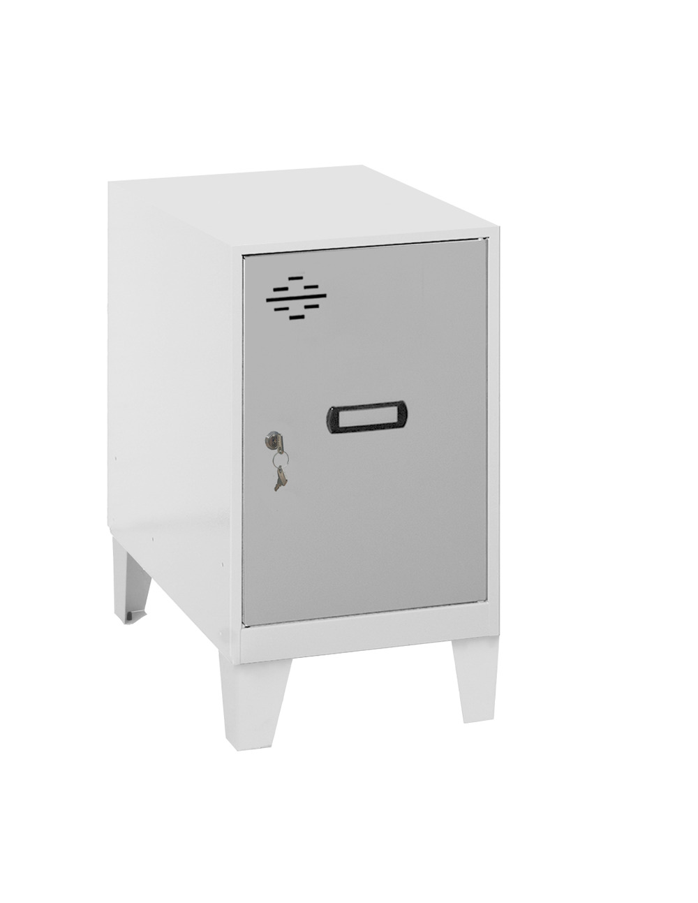 Casier-armoire simonlocker dism.mini 475x400x500+pies bla/gr blanc/gris 575x400x500 - simonrack