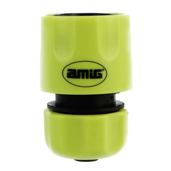 Amig - raccord rapide de tuyau r08 - 1/2'' - abs - vert pistache