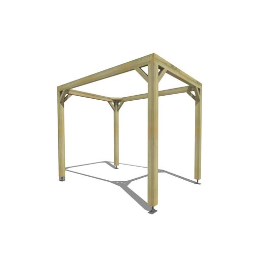 Pergola bois • 2m x 3m • indépendante • cadre simple • livraison comprise