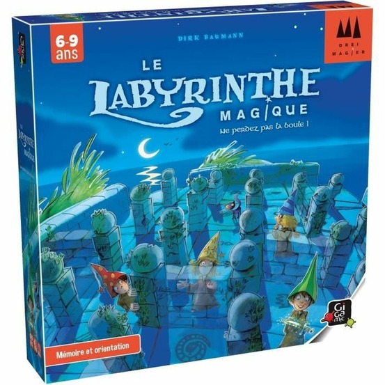 Jeu de société gigamic - labyrinthe magique