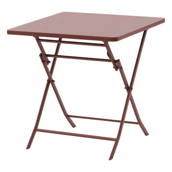 Table de jardin pliante carrée