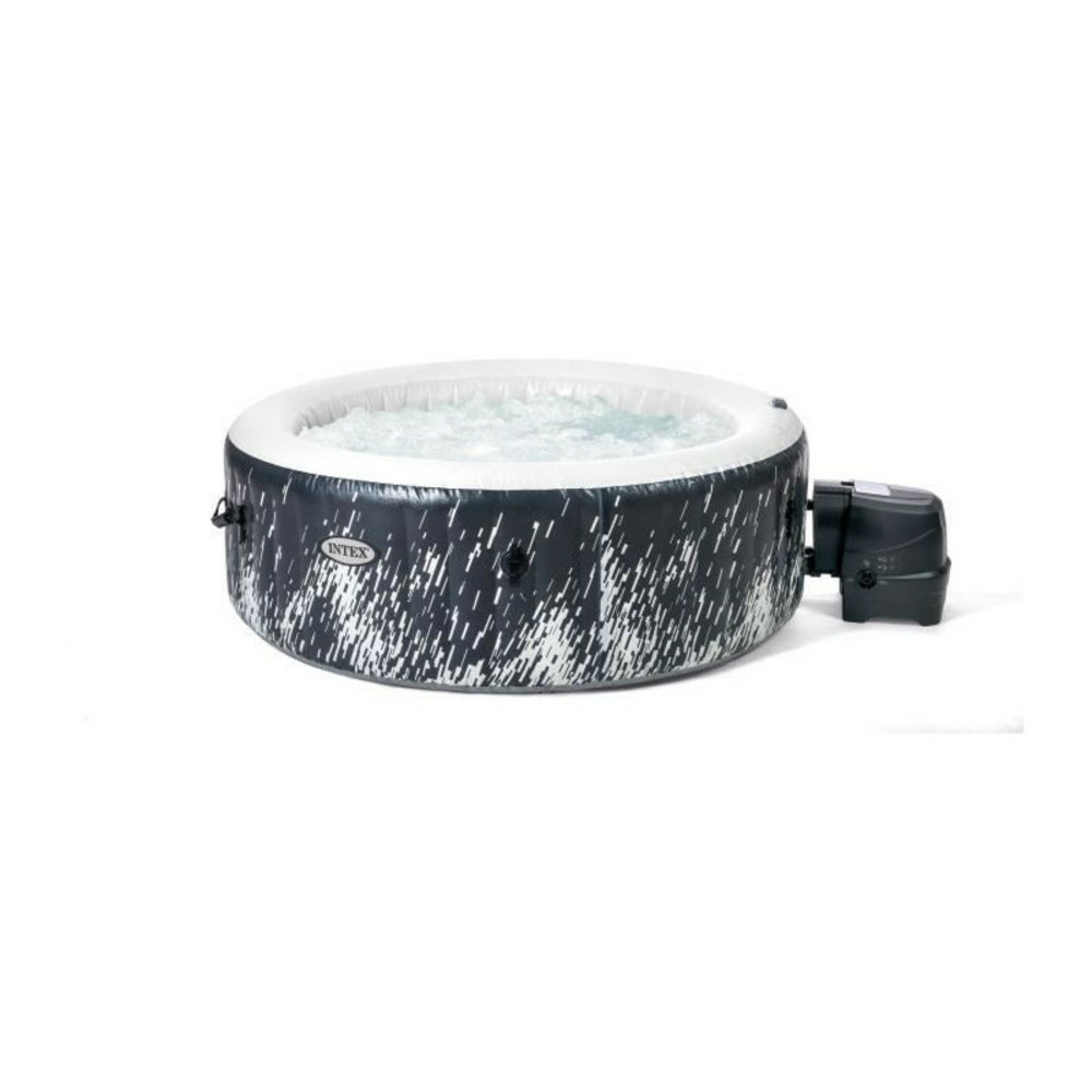 Spa gonflable purespa galaxie rond bulles avec led 4 places