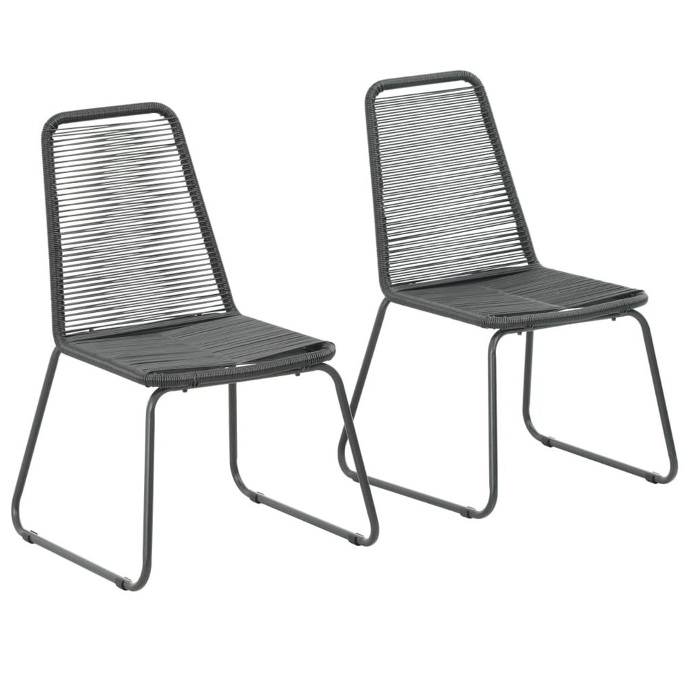 CHAISES EMPILABLES D EXTERIE 4-(868055)