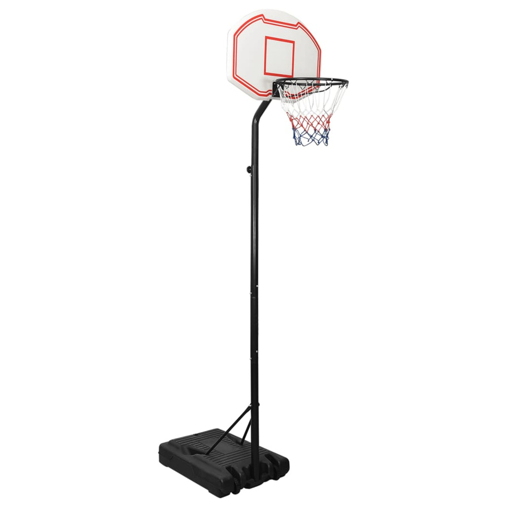 Support de basket-ball blanc 282-352 cm polyéthylène