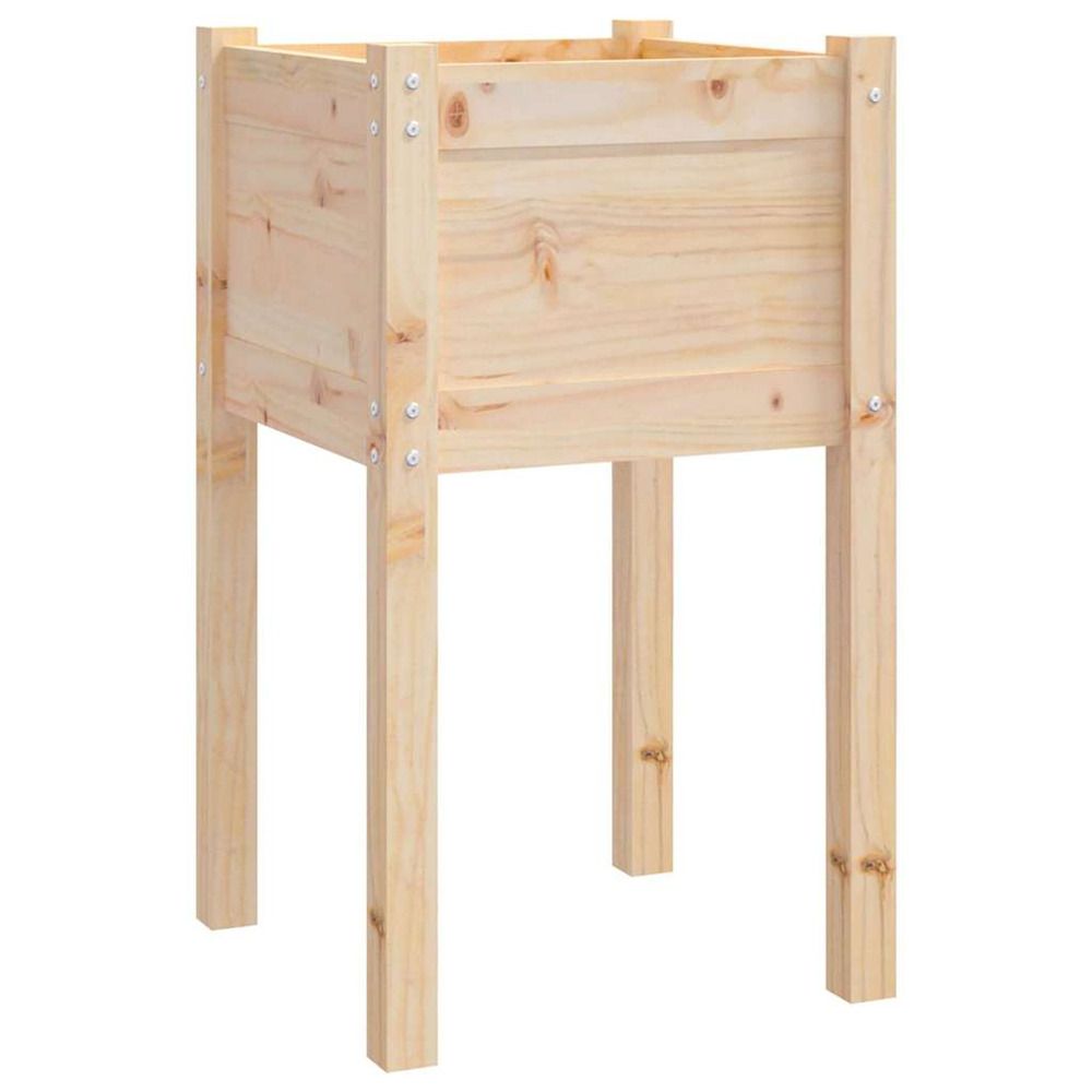 Jardinière d'extérieur d'extérieur 50x50x70 cm bois de pin massif