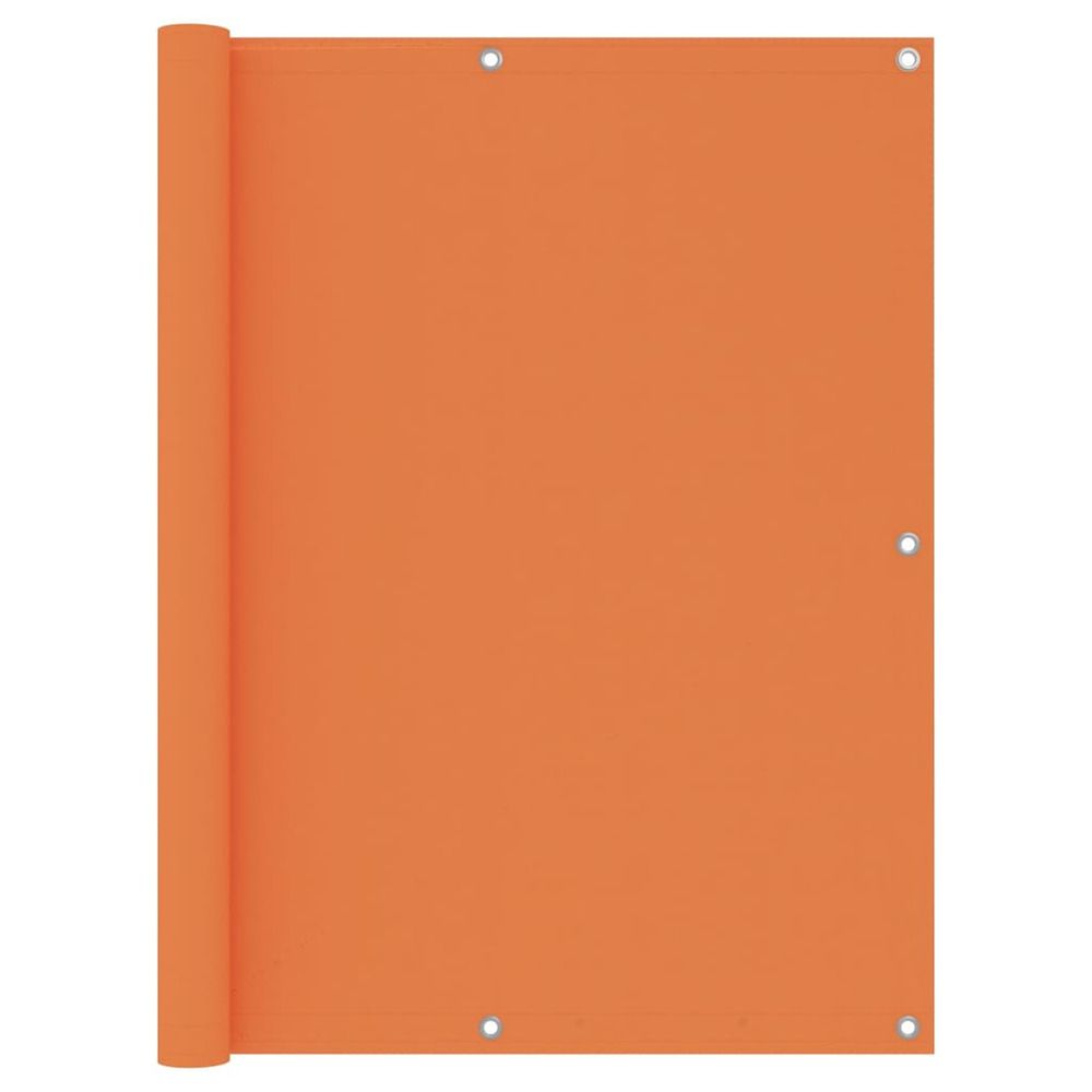 Écran de balcon orange 120x500 cm tissu oxford