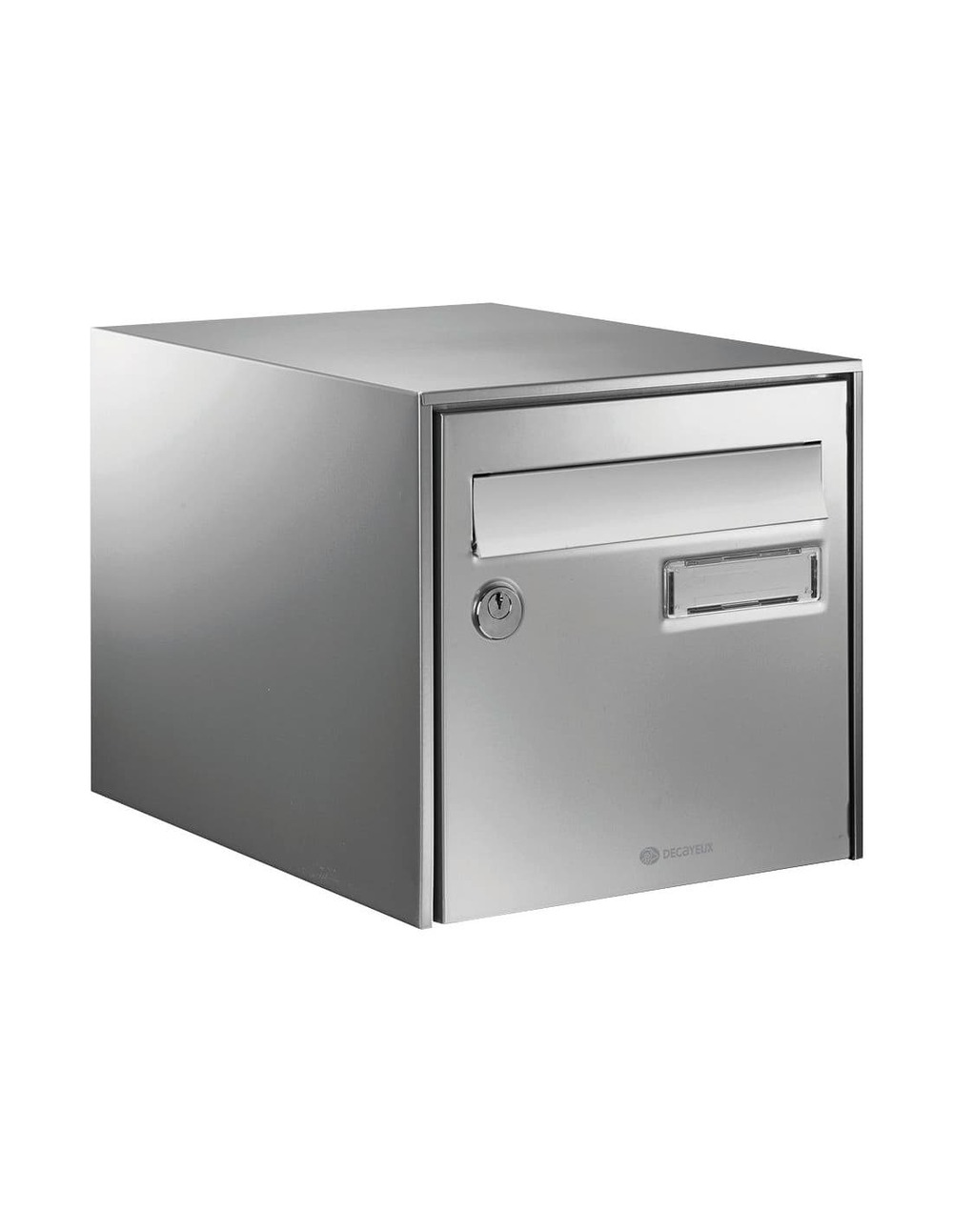 Boîte aux lettres inox loft gris