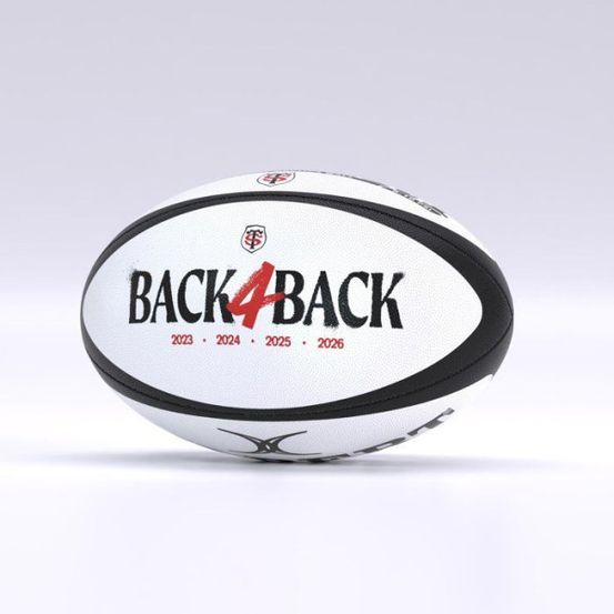 Ballon de rugby - stade toulousain - - taille 5