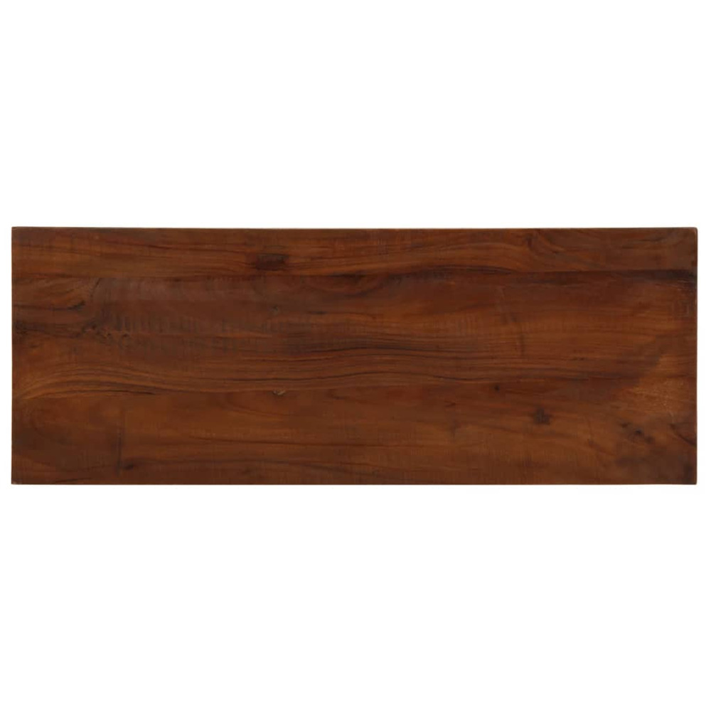 Dessus de table 90x20x2,5 cm rectangulaire bois massif récupéré