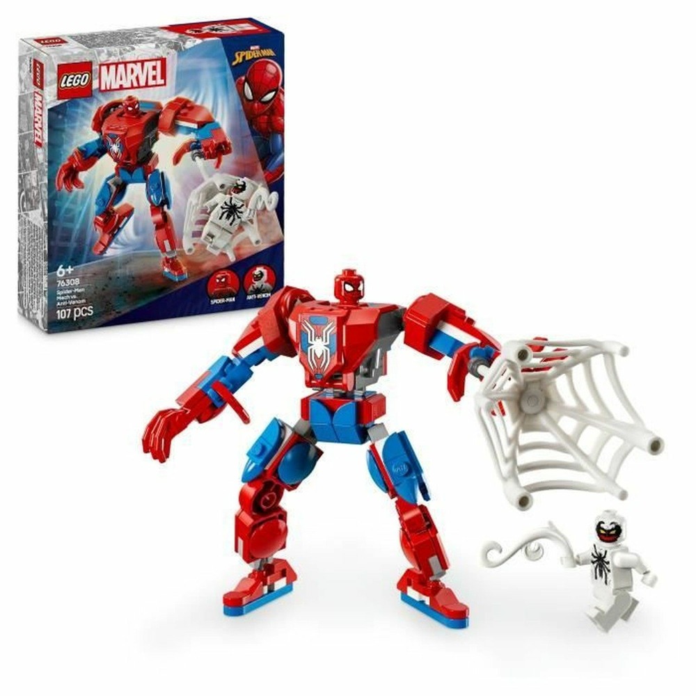 Lego le robot de spider-man contre anti-venom