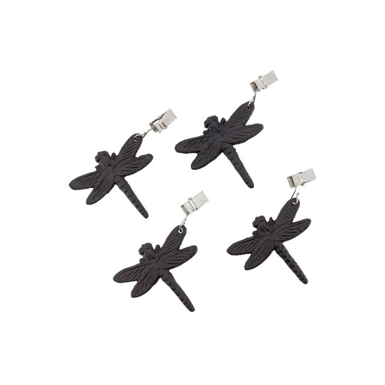 Poids de nappe en fonte (lot de 4) libellule