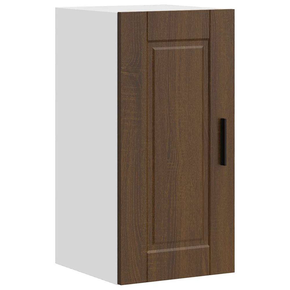 Armoire murale de cuisine porto chêne marron bois d'ingénierie