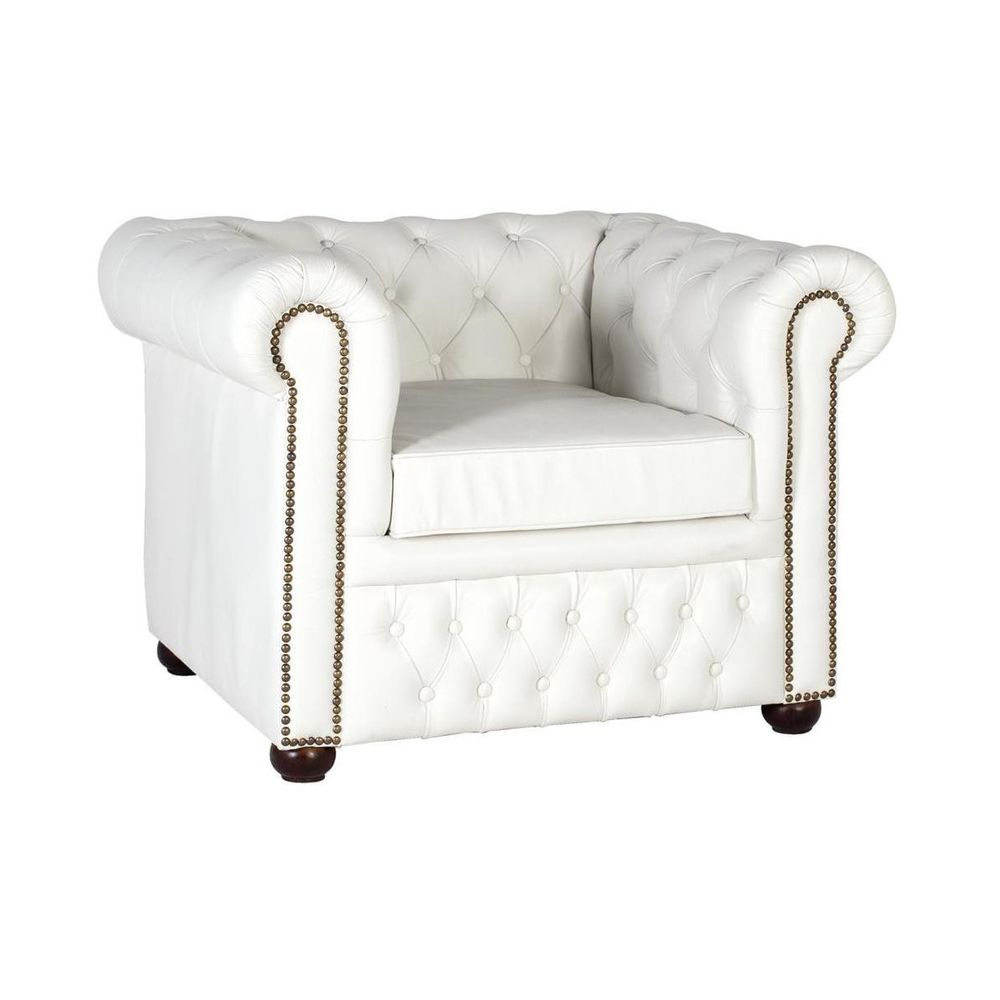 Fauteuil bois blanc - décoration d'autrefois