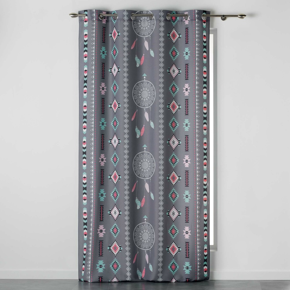 Rideau à oeillets boheme indilment