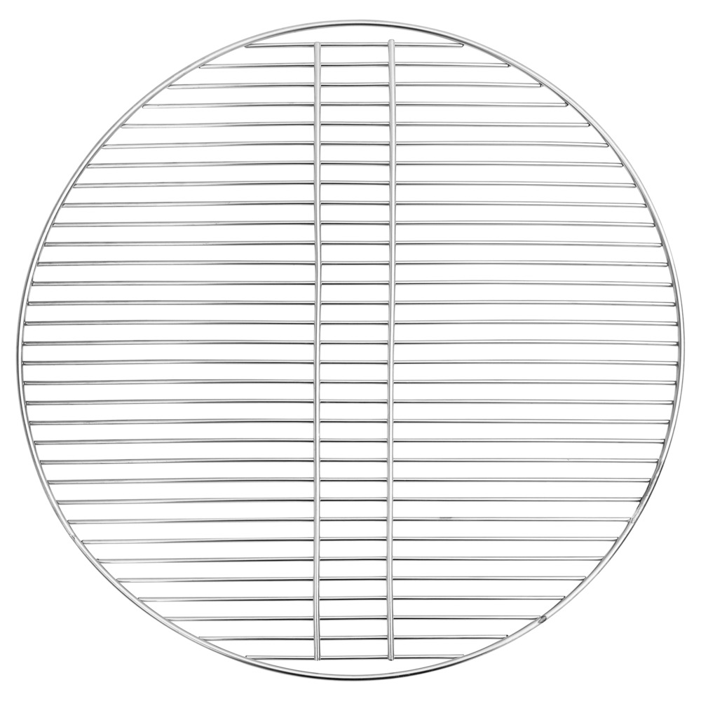 Grille de barbecue argent ø60 cm acier inoxydable