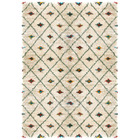 Tapis motif berbère - patan coloré - 200 x 290 cm
