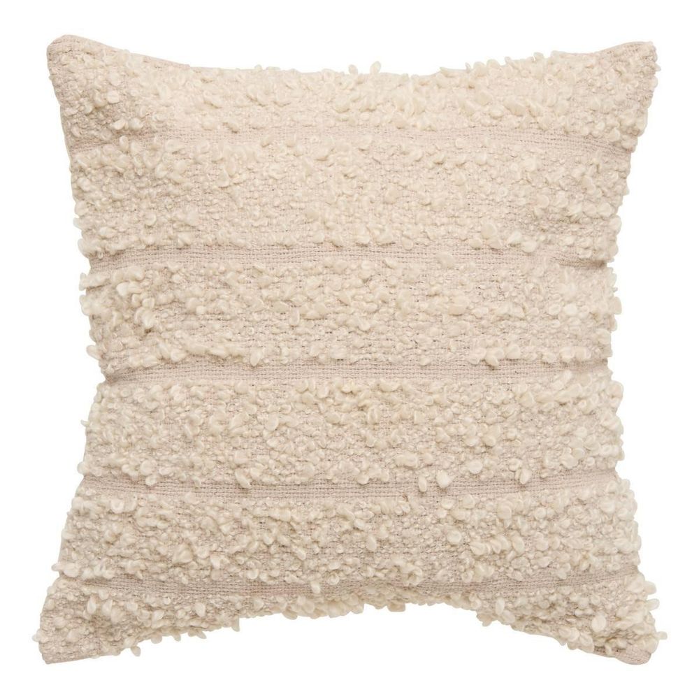 Coussin déco bouclette 