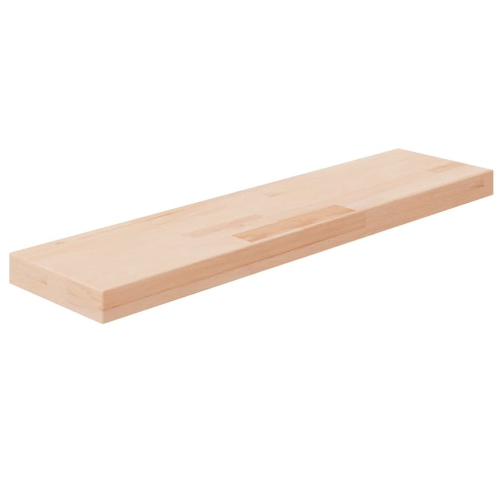 Panneau d'étagère 80x20x4 cm bois de chêne massif non traité