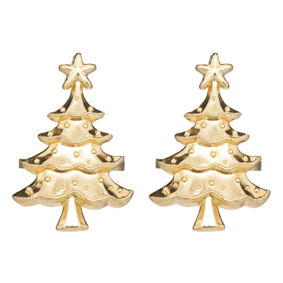 Lot de 2 ronds de serviette sapin