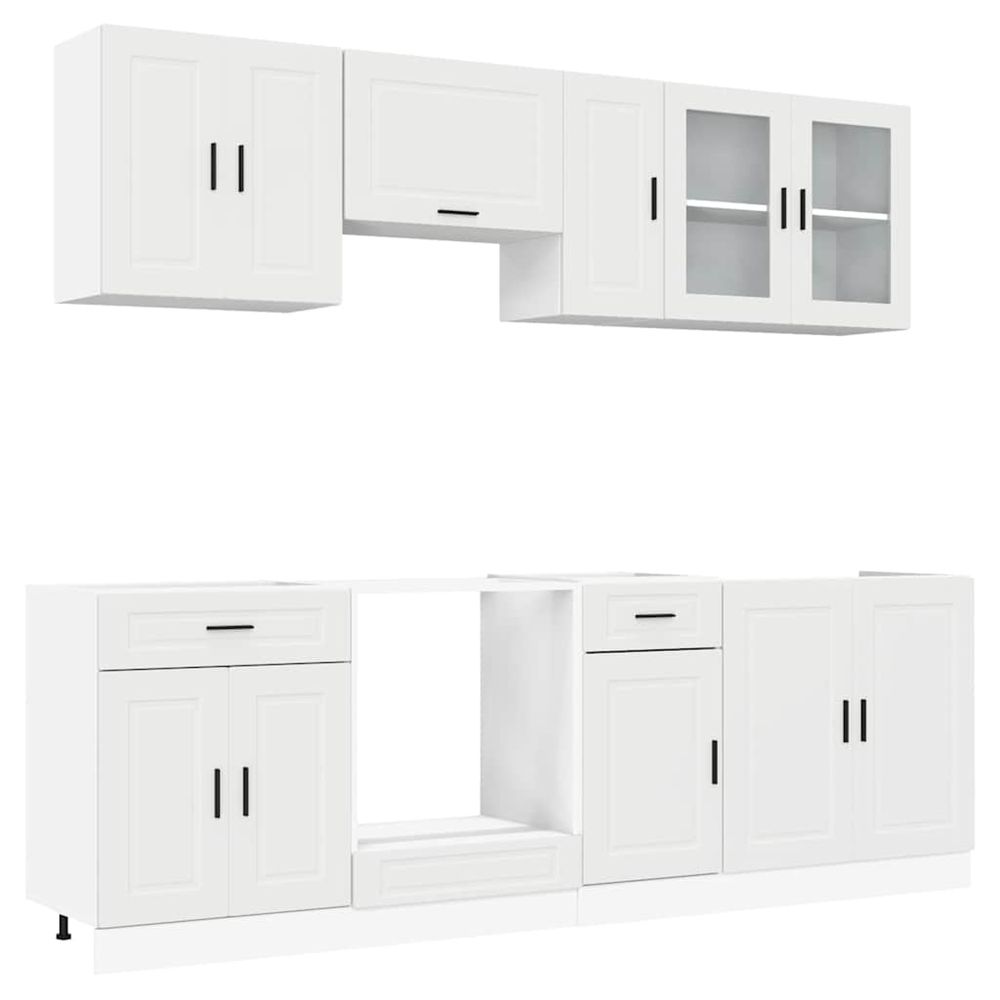Ensemble de 8 meubles de cuisine 