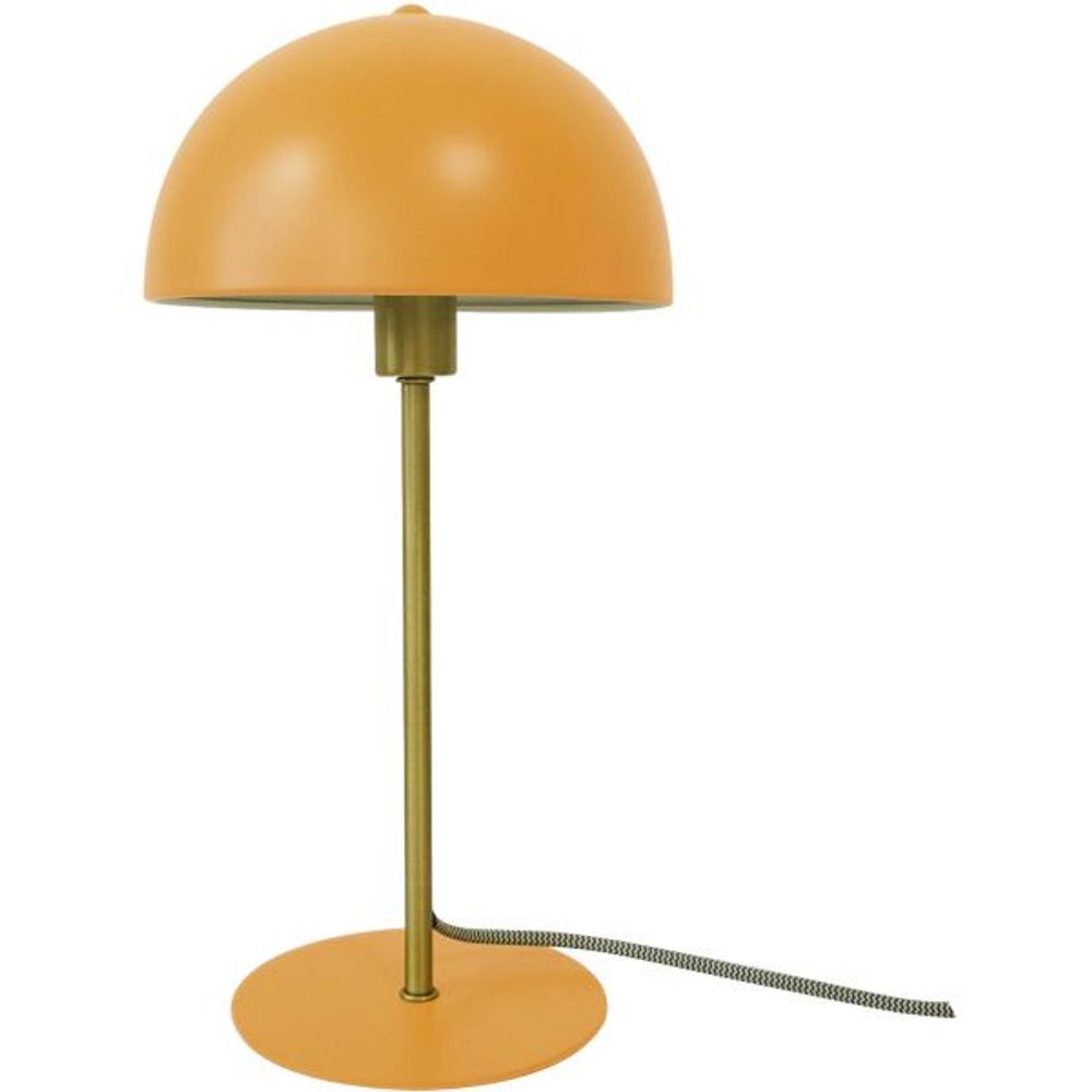 Lampe à poser en métal bonnet 39 cm jaune