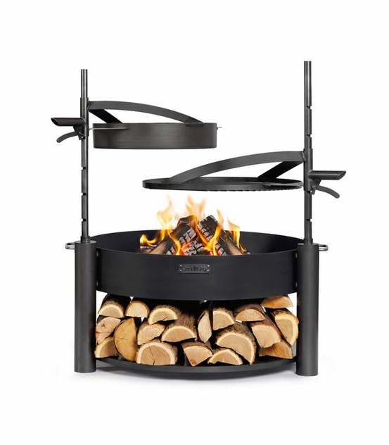 Braséro montana x 80cm poêle suspendue polyvalent cookking pack-111000-2