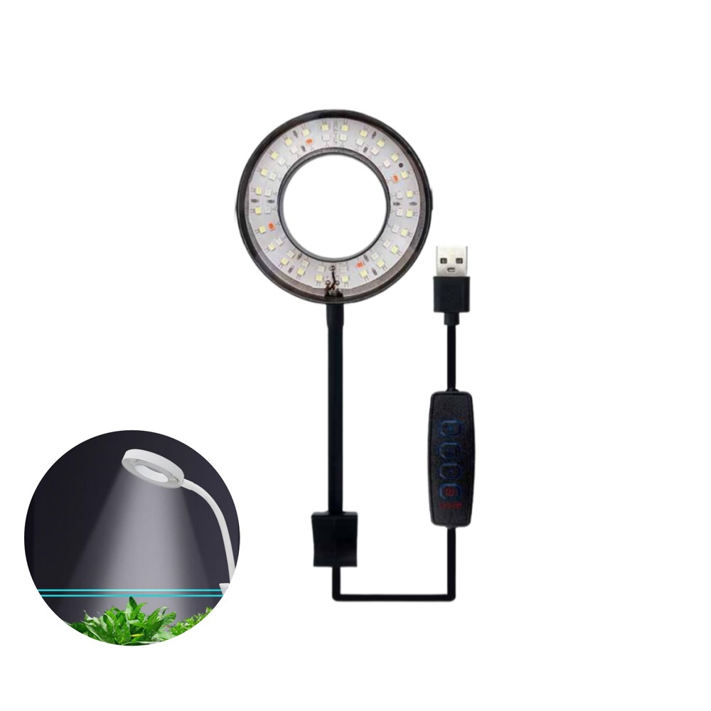 Lampe d'aquarium 8w réglable
