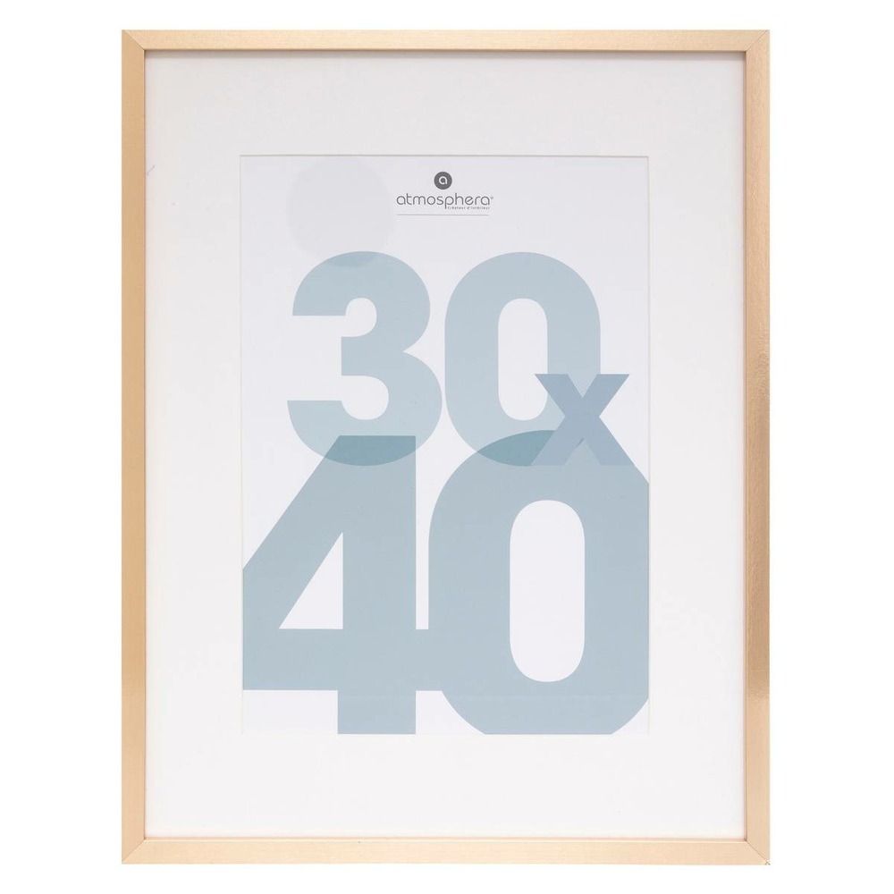 Cadre photo manu doré - bois 30x40 cm