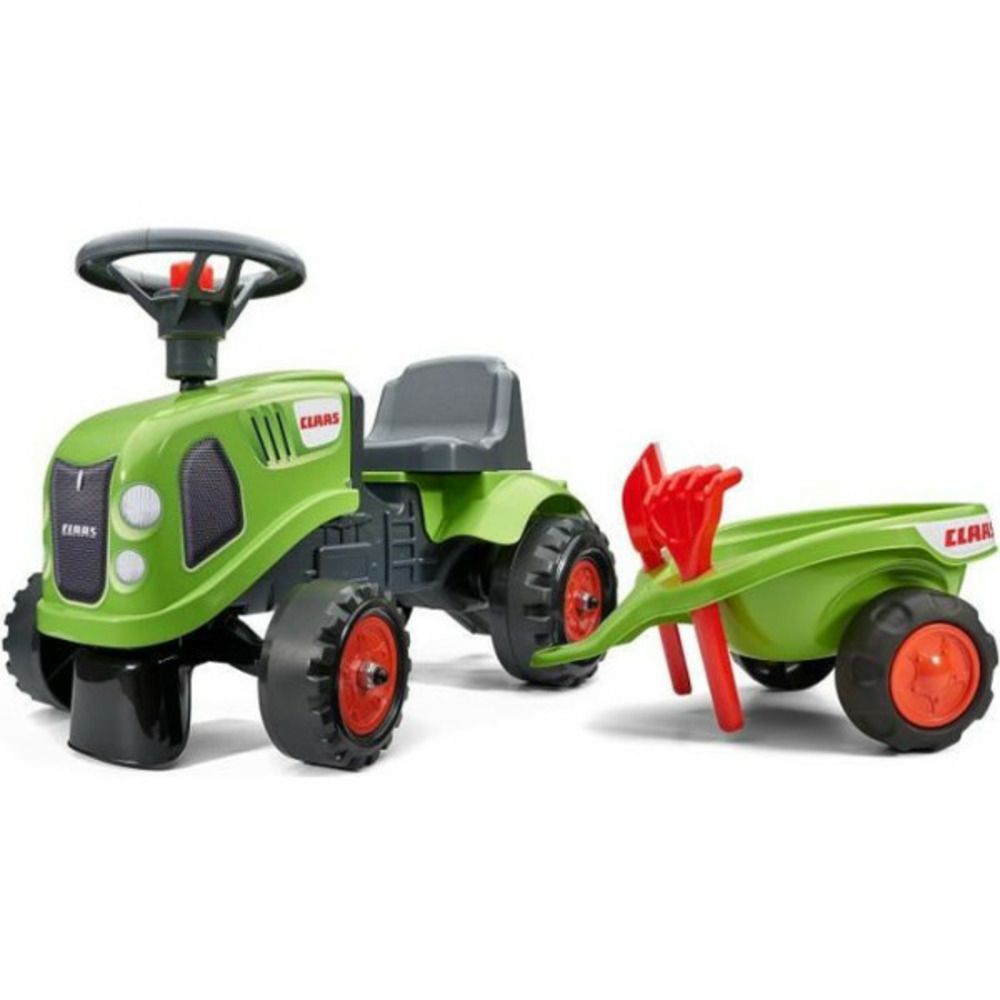 Porteur tracteur claas avec remorque et accessoires - - des 12 mois - 100% fabriqué en france - 40% plastique recyclé