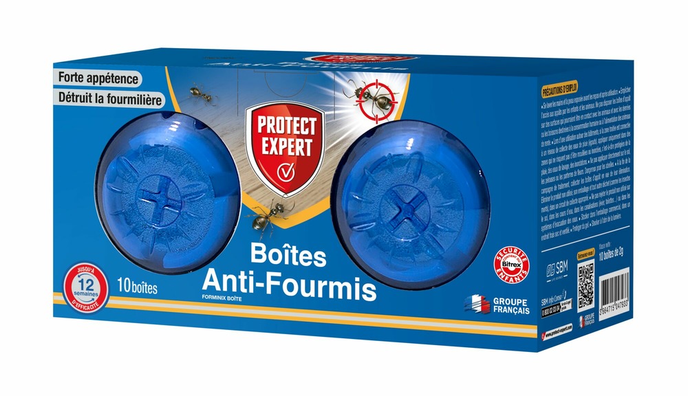 Fboit10 - fourmis -- boîtes appâts x10 - 10 boîtes de 2 g