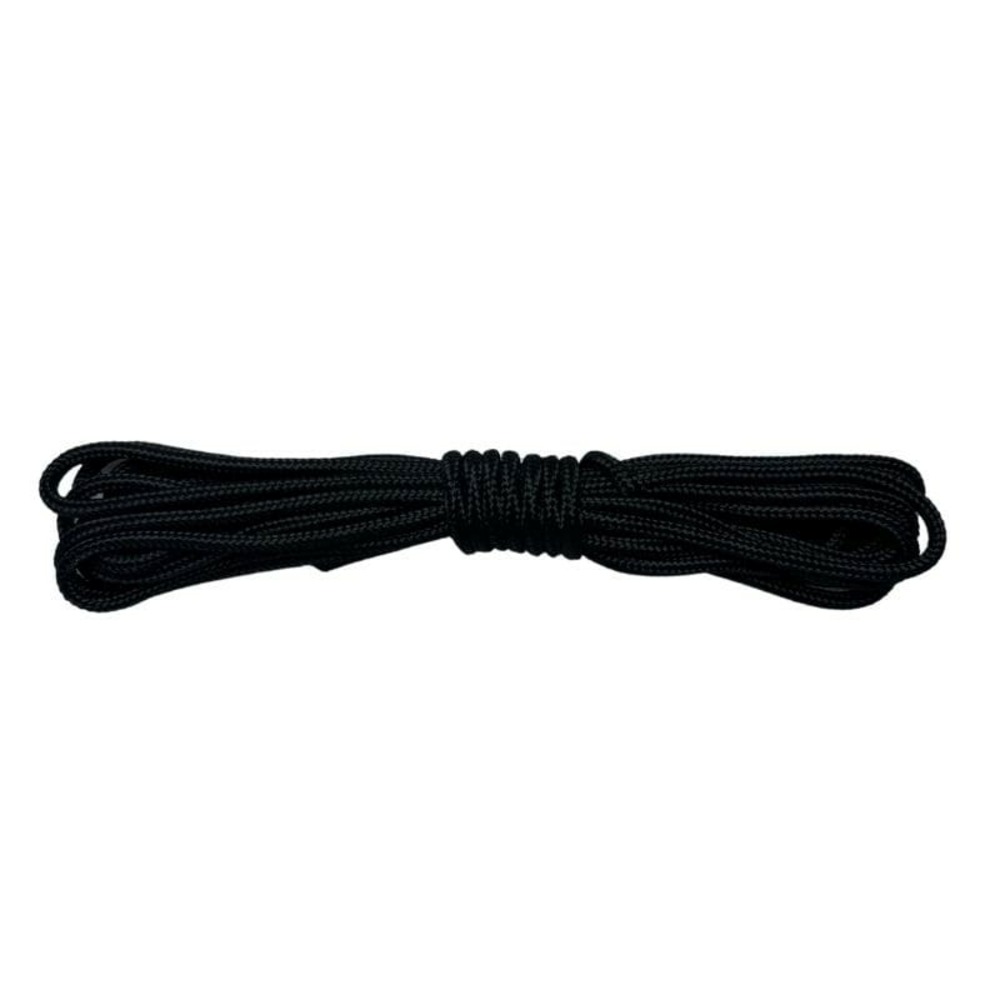 Corde de fixation en polyester tressé noir 7.5m