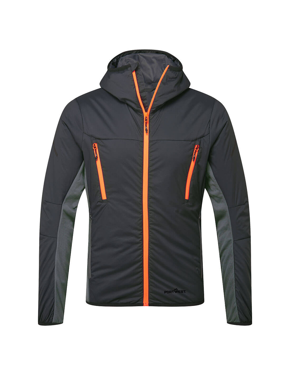 Veste hybride isolée ev4 - m - gris métal - portwest