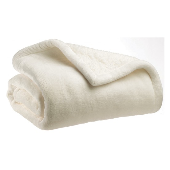 Jeté de lit michka neige 220 x 240 cm