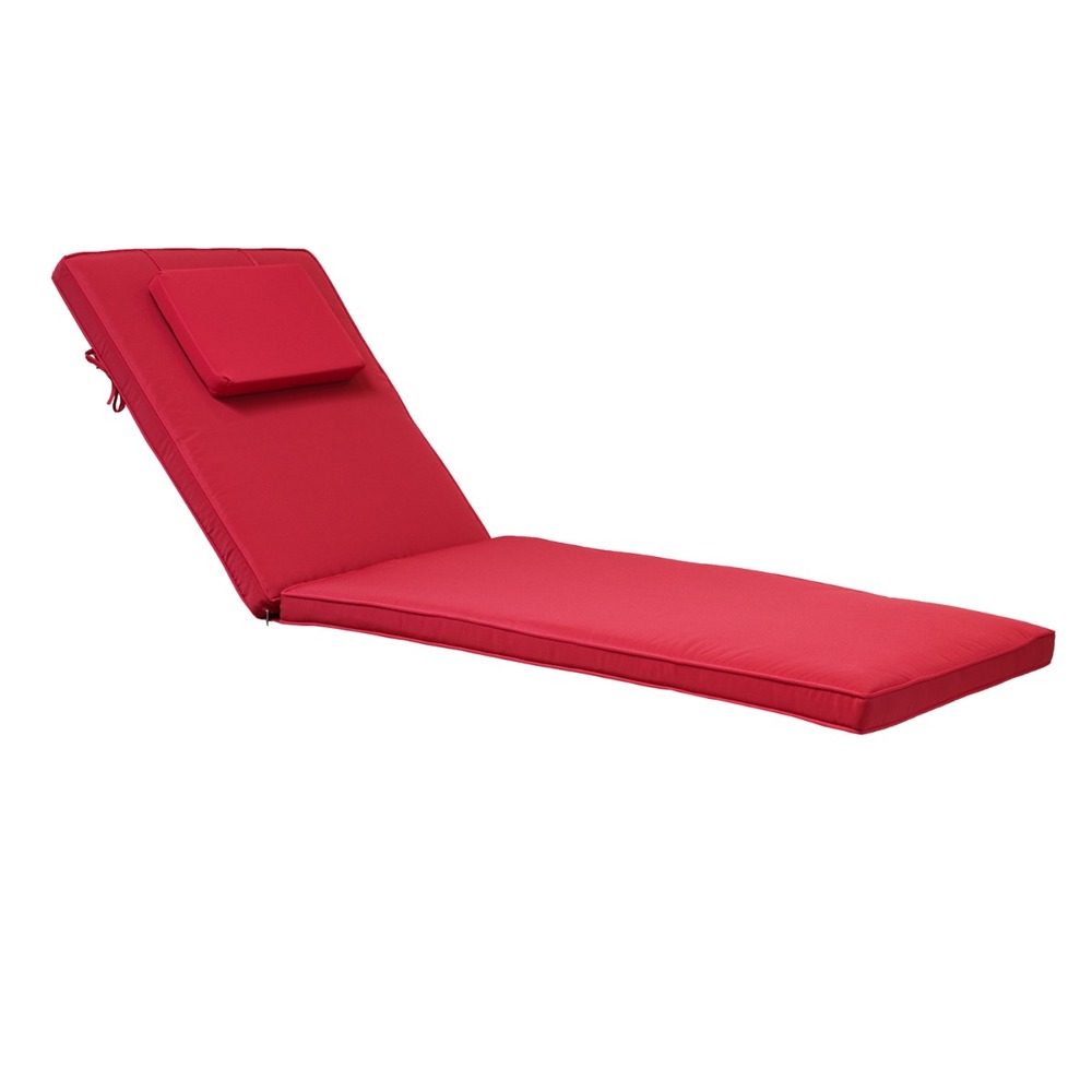Matelas rouge pour bains de soleil