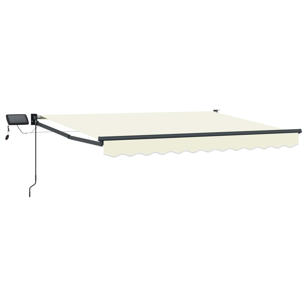 Store rétractable manuel avec leds 3,5 x 2 m