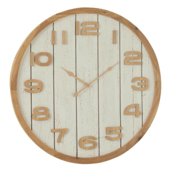 Horloge murale en bois