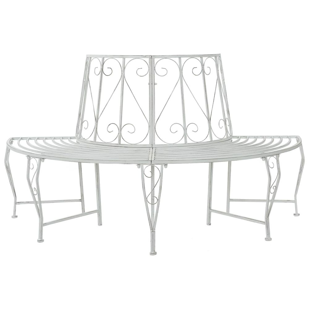 Banc d'arbre 4-nombre de places 160 x 80 x 89 cm acier