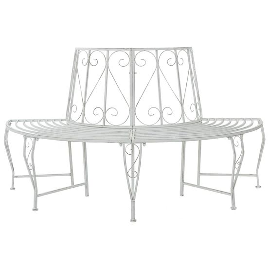 Banc d'arbre 4-nombre de places 160 x 80 x 89 cm acier