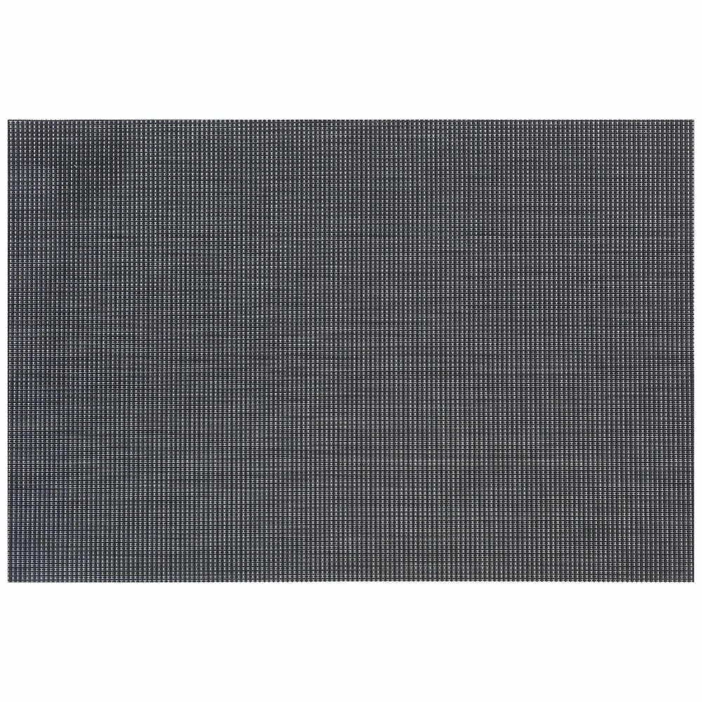 Set de table maille fine noir et blanc 45 x 30 cm - pujadas