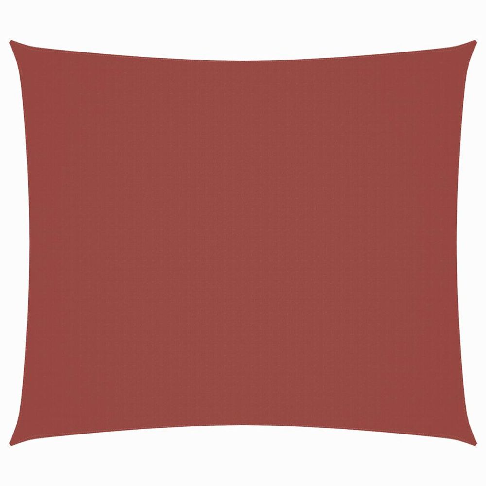 Voile de parasol tissu oxford rectangulaire 2x3 m terre cuite