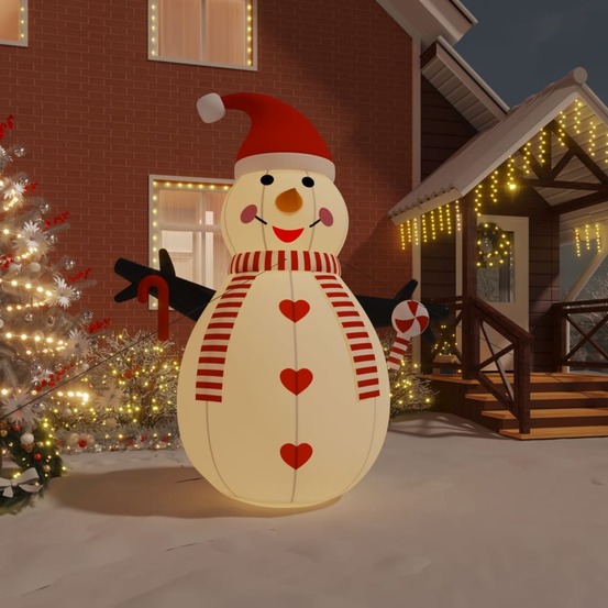 Bonhomme de neige gonflable avec led 300 cm