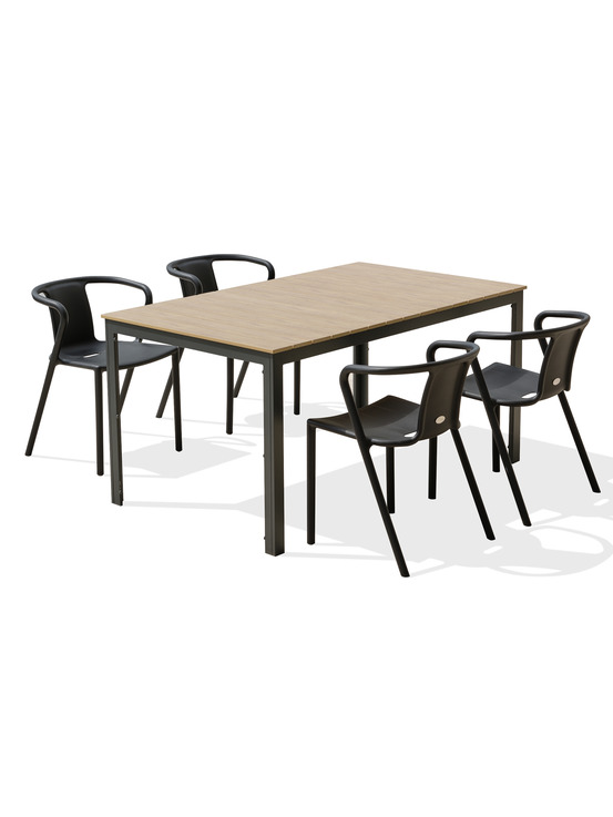 Ensemble repas boston 4 pl avec diego noir