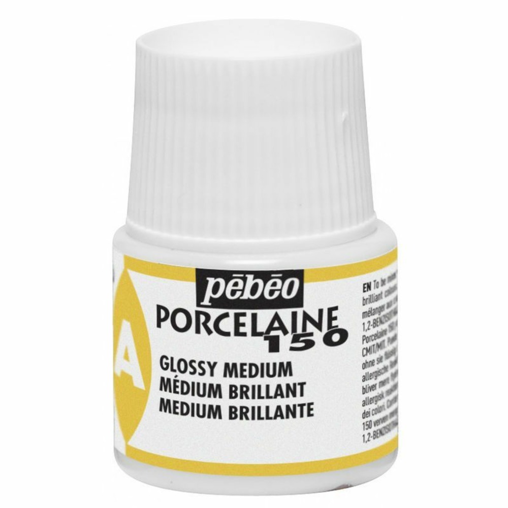 Médium brillant pour peinture porcelaine - 45 ml