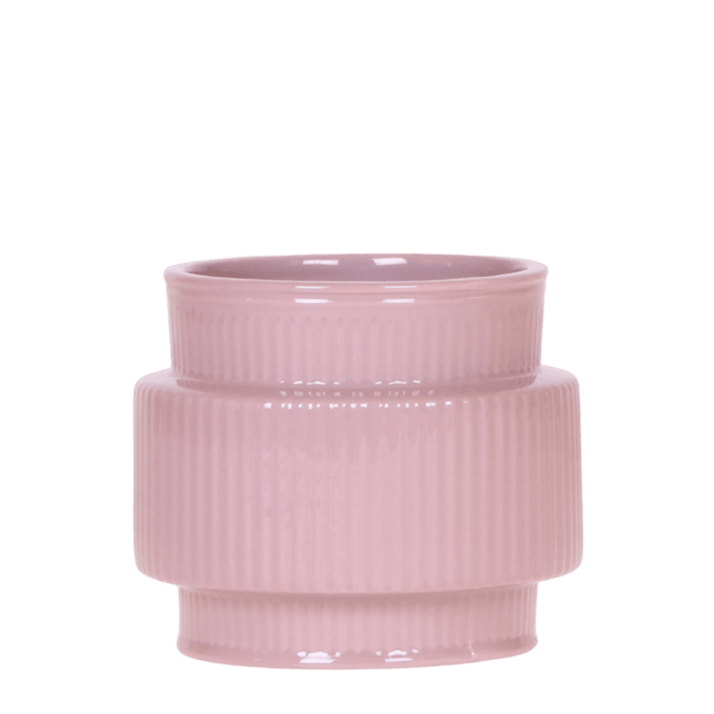 Cache-pot allure violet - ø9 cm x h10,5 cm