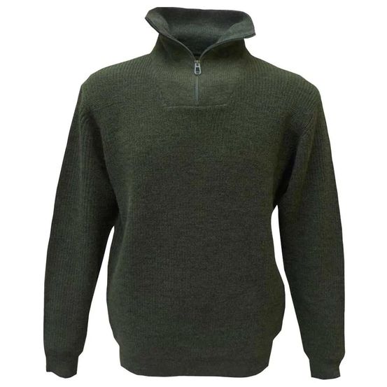 Pull camionneur carmel kaki 70% acrylique 30% laine